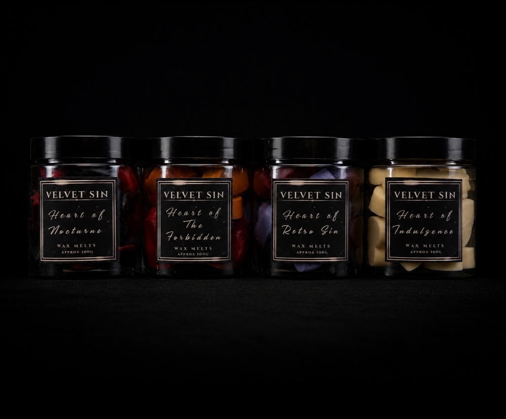 Velvet Sin Heart Collection - 4 x 100g Wax Melts